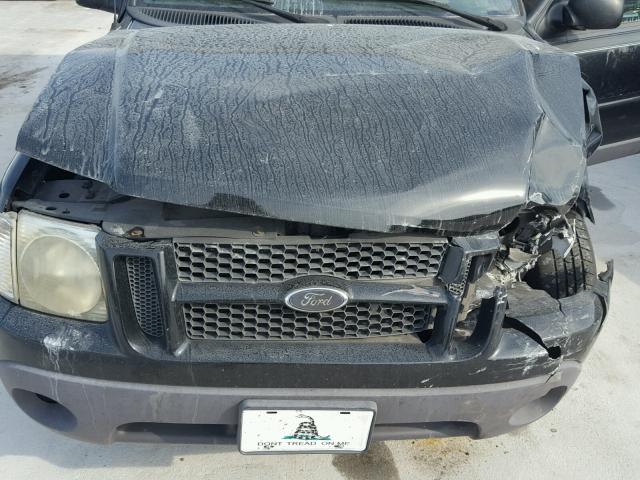 1FMYU60E52UC67406 - 2002 FORD EXPLORER S BLACK photo 7