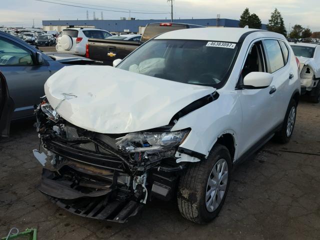 KNMAT2MV6HP528500 - 2017 NISSAN ROGUE S WHITE photo 2