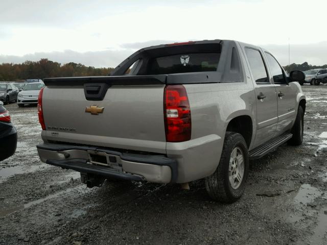 3GNEC12J87G189972 - 2007 CHEVROLET AVALANCHE SILVER photo 4