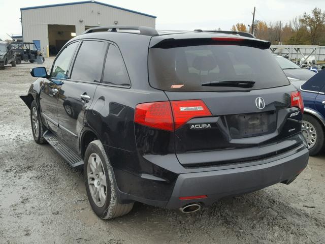 2HNYD284X8H542797 - 2008 ACURA MDX TECHNO BLACK photo 3