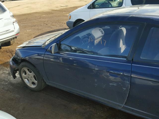 1HGEM219X2L011643 - 2002 HONDA CIVIC EX ლურჯი ფოტო 10
