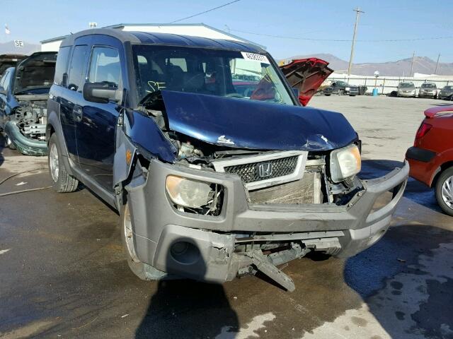 5J6YH28553L027005 - 2003 HONDA ELEMENT EX BLUE photo 1