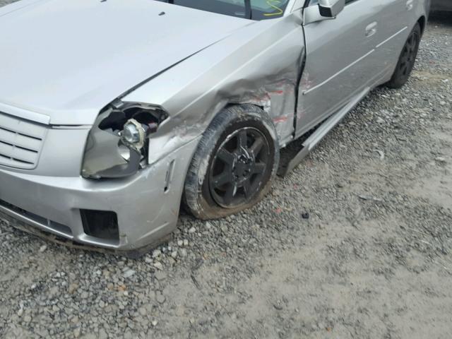 1G6DM57T660175271 - 2006 CADILLAC CTS SILVER photo 9