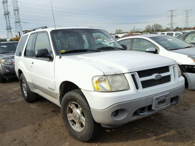 1FMYU70EX1UA01755 - 2001 FORD EXPLORER S WHITE photo 1