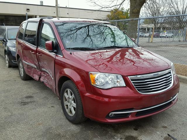 2C4RC1BG0CR353394 - 2012 CHRYSLER TOWN & COU RED photo 1