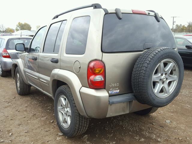 1J4GL58K74W246940 - 2004 JEEP LIBERTY LI TAN photo 3