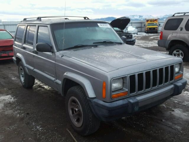 1J4FT48S61L572814 - 2001 JEEP CHEROKEE S GRAY photo 1