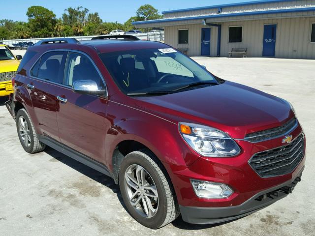 2GNFLGE34H6248761 - 2017 CHEVROLET EQUINOX PR RED photo 1