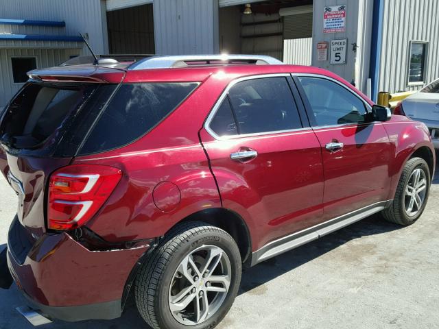 2GNFLGE34H6248761 - 2017 CHEVROLET EQUINOX PR RED photo 4