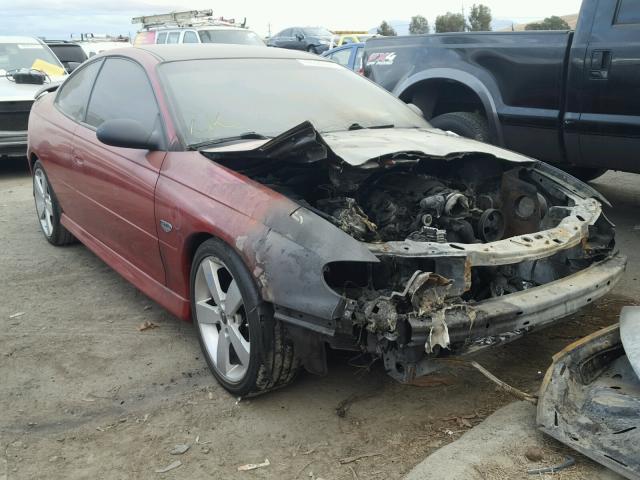 6G2VX12U56L544676 - 2006 PONTIAC GTO MAROON photo 1