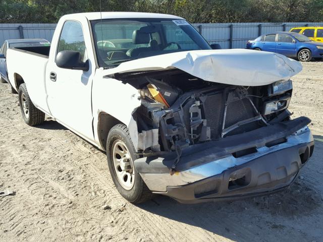 3GCEC14X27G221728 - 2007 CHEVROLET SILVERADO WHITE photo 1