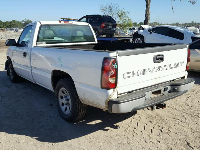 3GCEC14X27G221728 - 2007 CHEVROLET SILVERADO WHITE photo 3