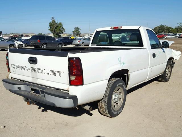 3GCEC14X27G221728 - 2007 CHEVROLET SILVERADO WHITE photo 4