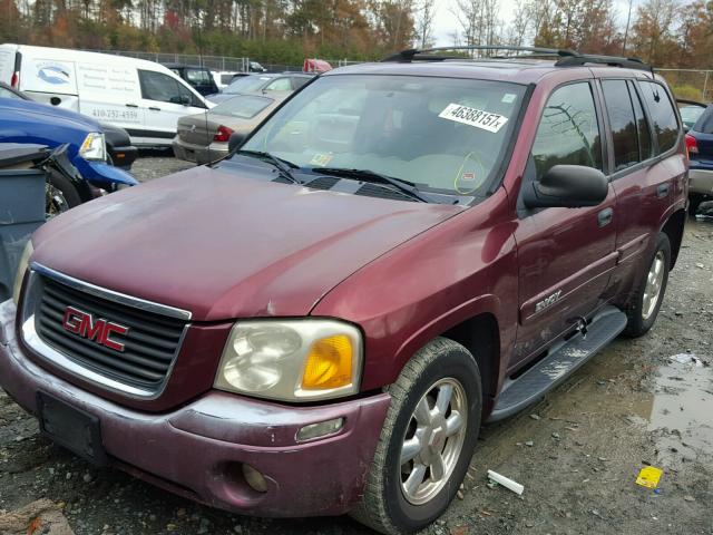 1GKDT13S932374289 - 2003 GMC ENVOY BURGUNDY photo 2