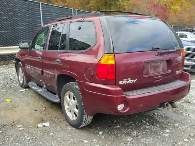 1GKDT13S932374289 - 2003 GMC ENVOY BURGUNDY photo 3