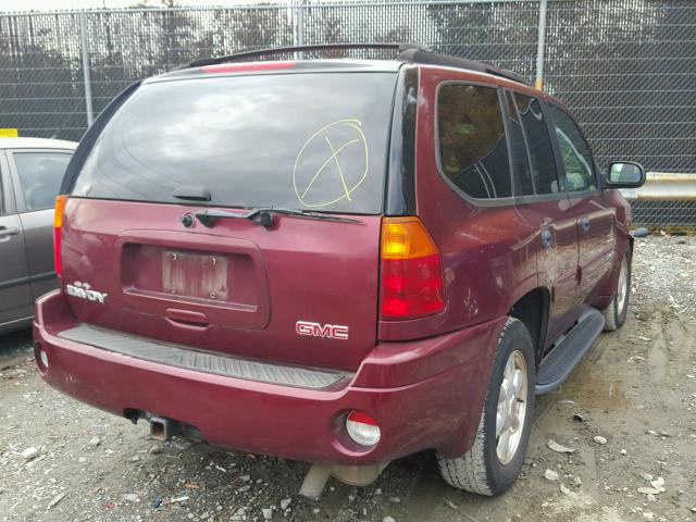 1GKDT13S932374289 - 2003 GMC ENVOY BURGUNDY photo 4