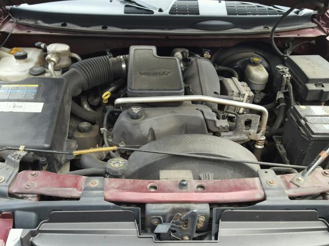 1GKDT13S932374289 - 2003 GMC ENVOY BURGUNDY photo 7