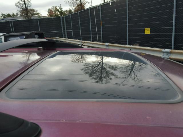 1GKDT13S932374289 - 2003 GMC ENVOY BURGUNDY photo 9