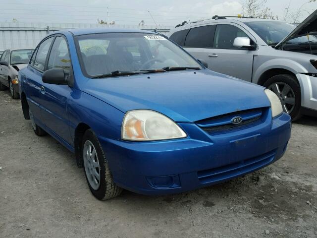 KNADC125556398282 - 2005 KIA RIO BLUE photo 1