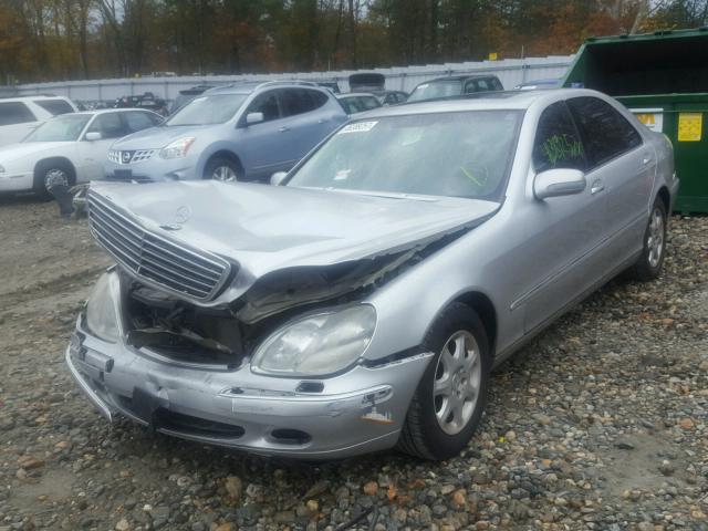 WDBNG75J72A283603 - 2002 MERCEDES-BENZ S 500 SILVER photo 2