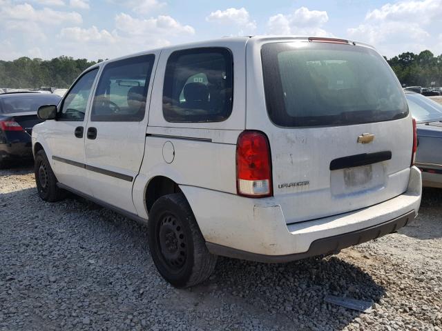1GBDV13L56D209206 - 2006 CHEVROLET UPLANDER I თეთრი ფოტო 3