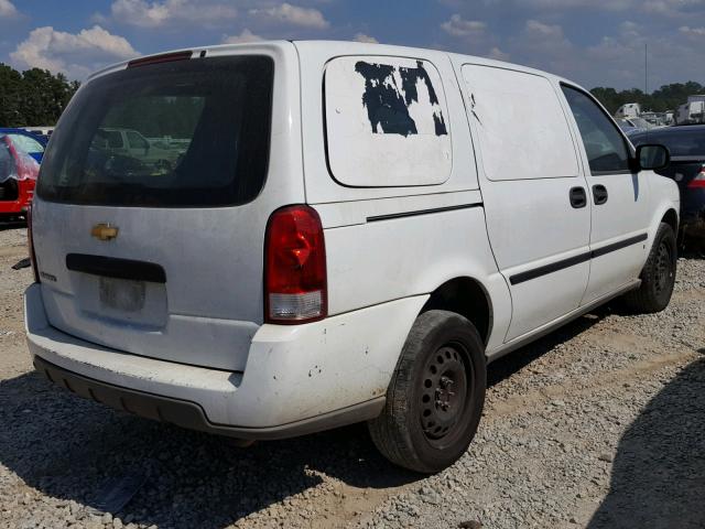 1GBDV13L56D209206 - 2006 CHEVROLET UPLANDER I WHITE photo 4