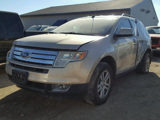 2FMDK48CX7BB40773 - 2007 FORD EDGE SEL GOLD photo 2