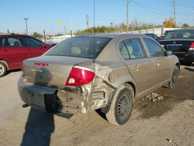 1G1AK55F067791848 - 2006 CHEVROLET COBALT LS TAN photo 4