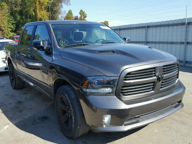 1C6RR6MTXFS629547 - 2015 RAM 1500 SPORT GRAY photo 1