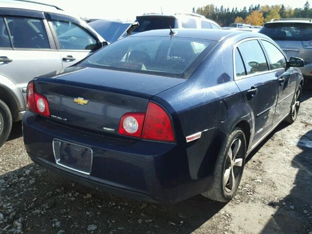 1G1ZC5EU9BF335483 - 2011 CHEVROLET MALIBU 1LT BLUE photo 4