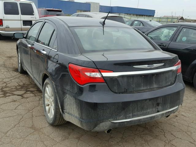 1C3CCBCG5DN619053 - 2013 CHRYSLER 200 LIMITE BLACK photo 3