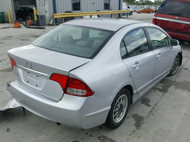 1HGFA15576L042448 - 2006 HONDA CIVIC SILVER photo 4