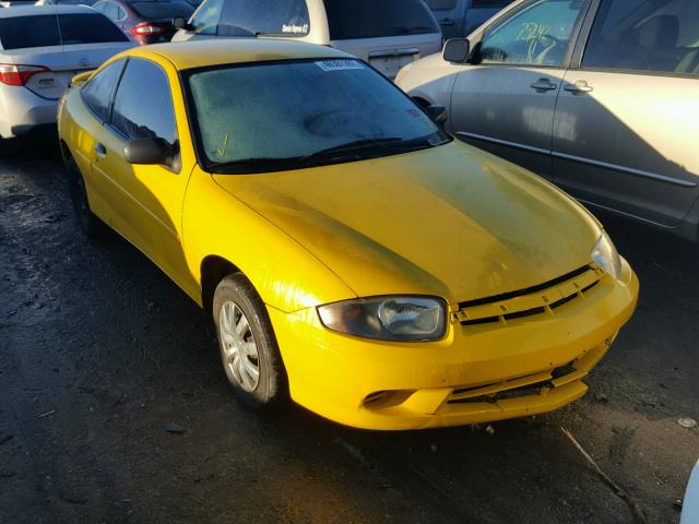 1G1JC12F637286279 - 2003 CHEVROLET CAVALIER YELLOW photo 1