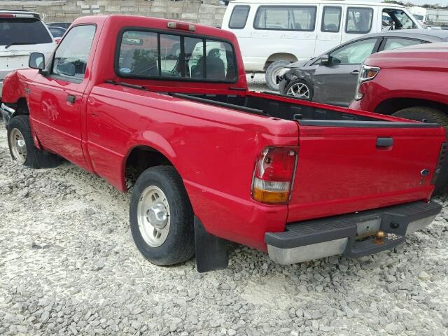 1FTCR10A4VPA90141 - 1997 FORD RANGER RED photo 3