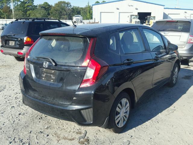 JHMGK5H50GS009736 - 2016 HONDA FIT LX Noir photo 4