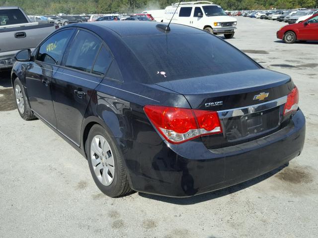 1G1PC5SH3G7216103 - 2016 CHEVROLET CRUZE LIMI BLACK photo 3