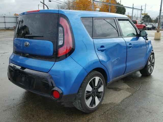 KNDJP3A52G7399782 - 2016 KIA SOUL + BLUE photo 4