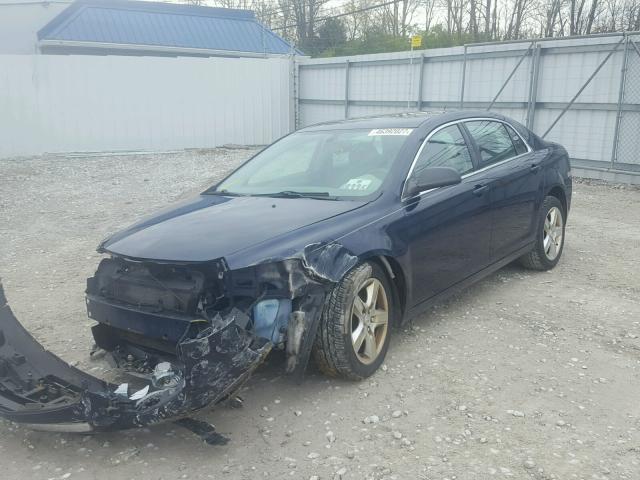 1G1ZB5EB9AF220088 - 2010 CHEVROLET MALIBU LS BLUE photo 2