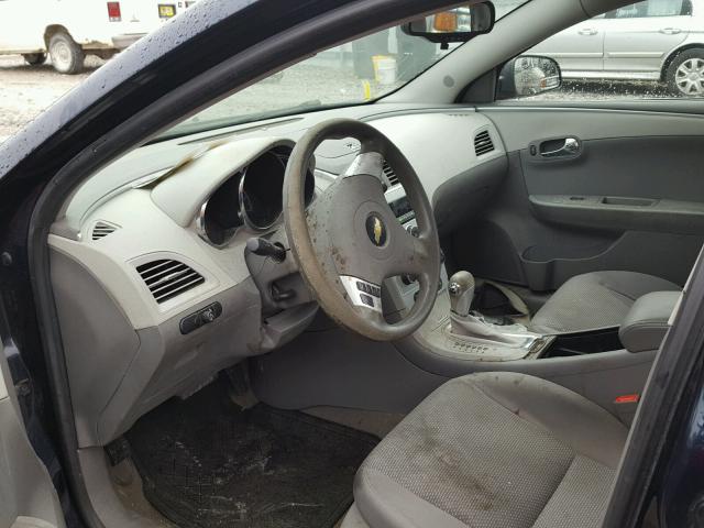 1G1ZB5EB9AF220088 - 2010 CHEVROLET MALIBU LS BLUE photo 5