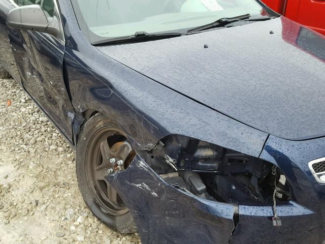 1G1ZB5EB9AF220088 - 2010 CHEVROLET MALIBU LS BLUE photo 9