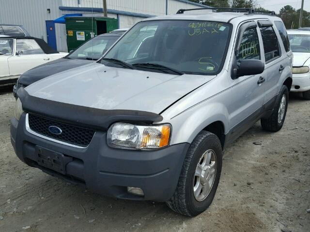 1FMYU93134KA32124 - 2004 FORD ESCAPE XLT SILVER photo 2