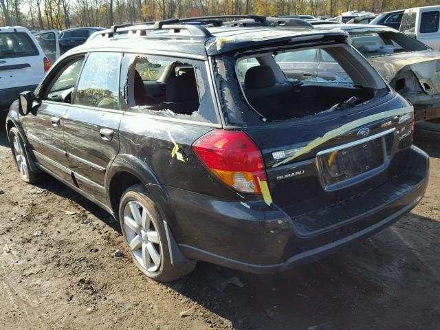 4S4BP61C276327020 - 2007 SUBARU LEGACY OUT BLACK photo 3