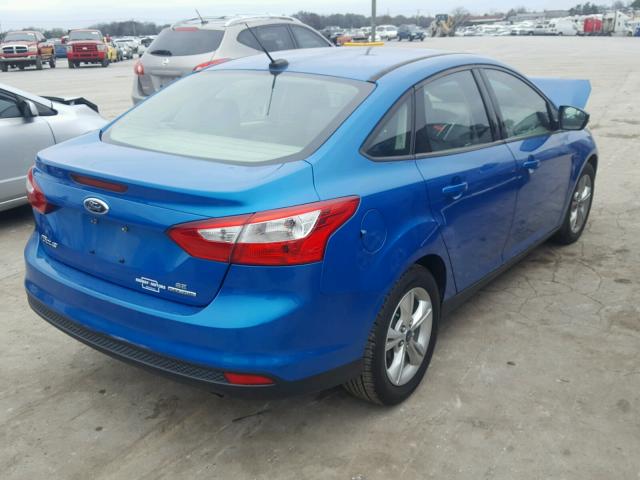 1FADP3F25DL324787 - 2013 FORD FOCUS SE BLUE photo 4