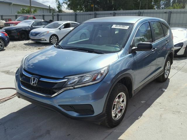 2HKRM4H32FH642894 - 2015 HONDA CR-V BLUE photo 2