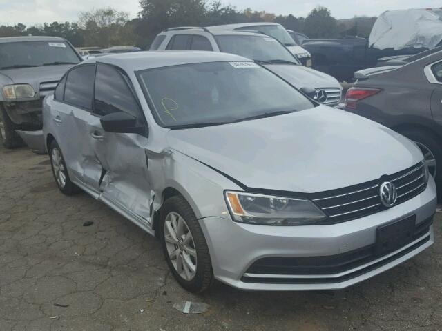 3VWD17AJ1FM313186 - 2015 VOLKSWAGEN JETTA SE SILVER photo 1