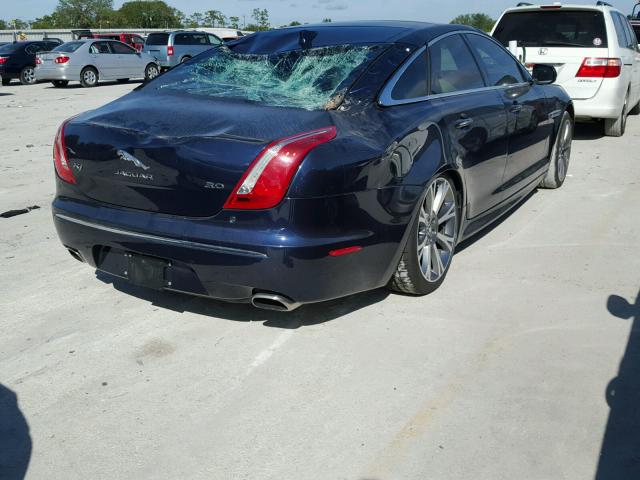 SAJWA1CZ9F8V85003 - 2015 JAGUAR XJ BLUE photo 4