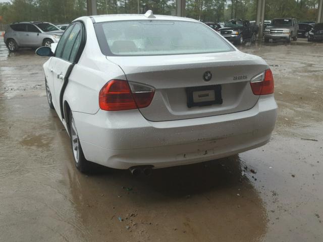 WBAVB17526NK32518 - 2006 BMW 325 I AUTO WHITE photo 3