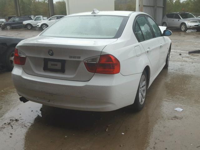 WBAVB17526NK32518 - 2006 BMW 325 I AUTO WHITE photo 4