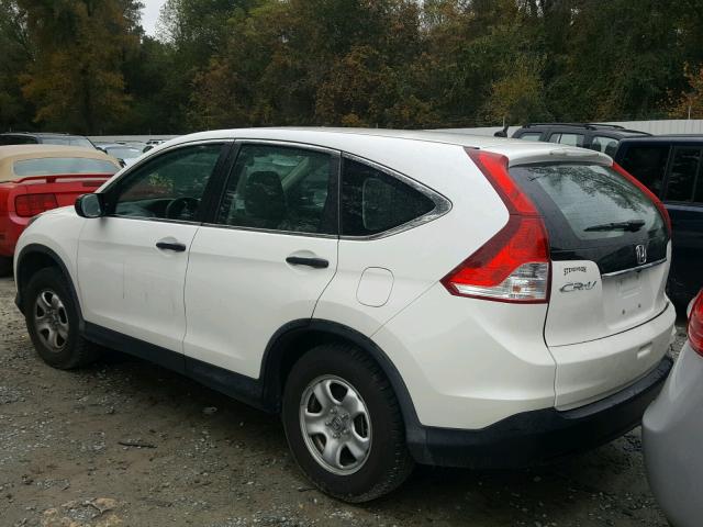 5J6RM3H36EL016652 - 2014 HONDA CR-V LX WHITE photo 3