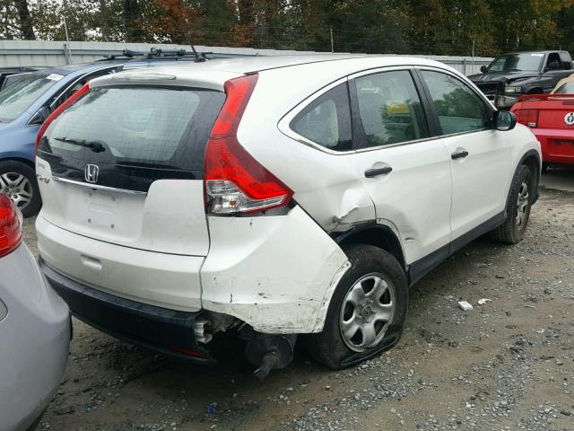 5J6RM3H36EL016652 - 2014 HONDA CR-V LX WHITE photo 4